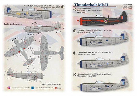 1/72 Republic Thunderbolt Mk.II