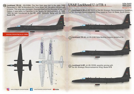 1/72 Lockheed U-2/TR-1