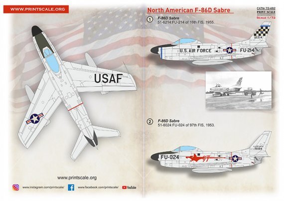 1/72 North-American F-86D Sabre Dog