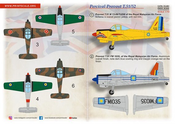 1/72 Percival Provost T.51/52