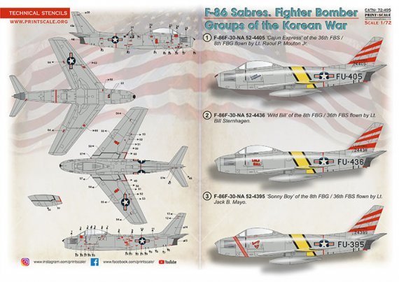 1/72 North-American F-86F Sabre Korean War