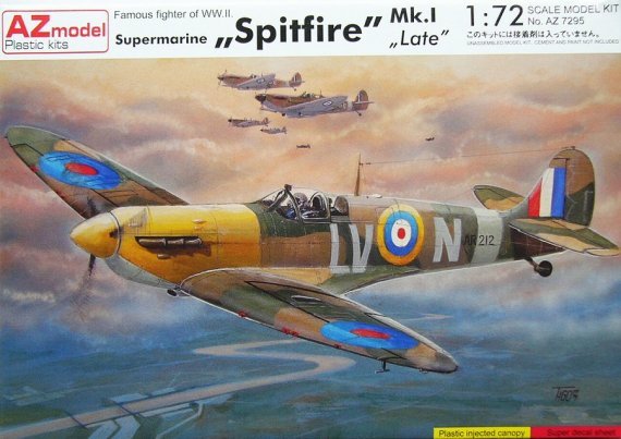 1/72 Supermarine Spitfire Mk.I Late
