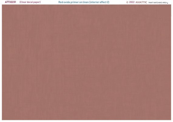 1/32 Red oxide primer on linen WWI aircrafts