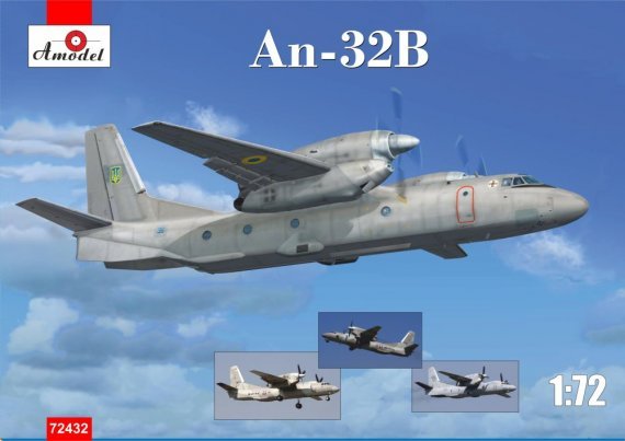 A-Model Antonov An-32B 1/72 - 2 camouflages