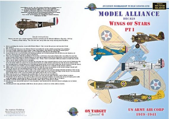Model Alliance 1/48 Wings of Stars Pt.1 US Army Air Corps
