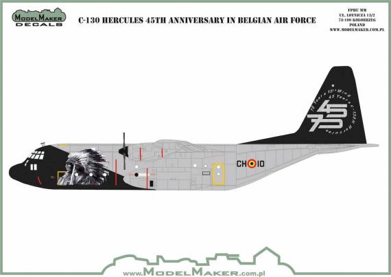 1/72 C-130 Hercules 45th Anniversary in Belgian Air Force