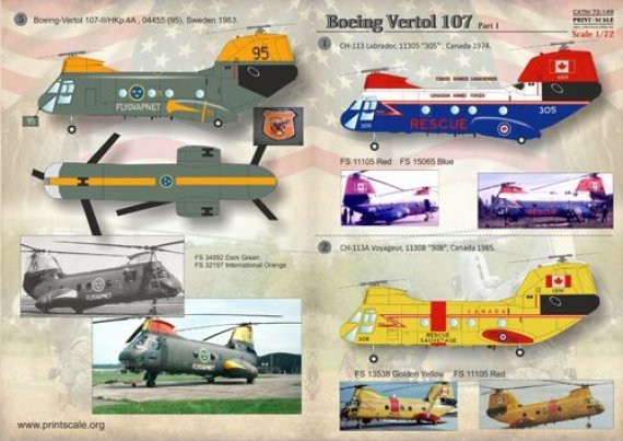 1/72 Boeing-Vertol 107 part 1