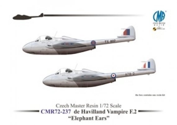 1/72 de Havilland Vampire F.2 'Elephant ears'