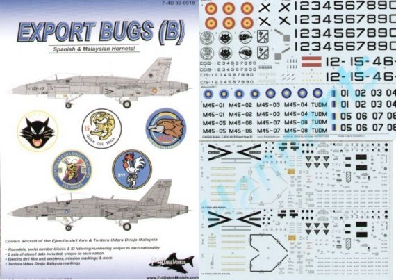 Spanish & Malaysian export F/A-18C/D Hornets