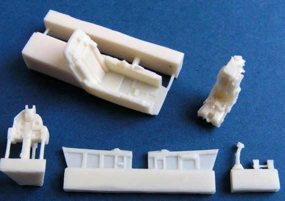1/72 MIRAGE F.1C Cockpit set (REV/HAS)