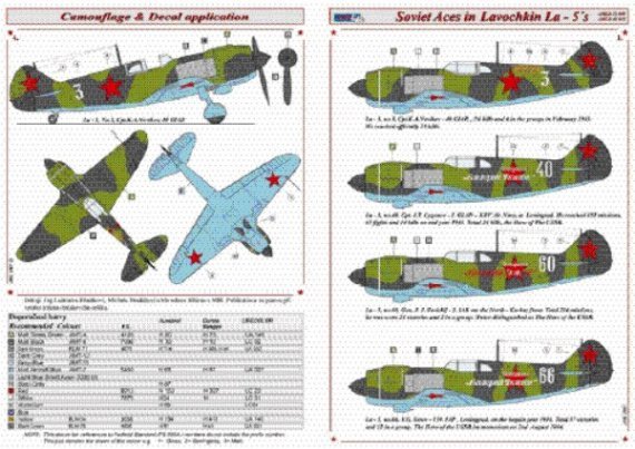 1/72 Lavochkin La-5 Soviet Aces