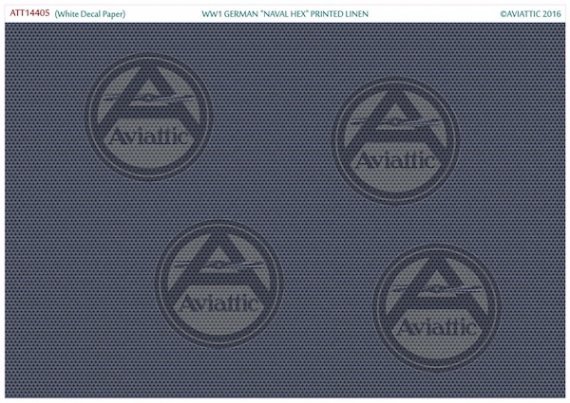 1/144 WWI German Naval Hex Printed Linen