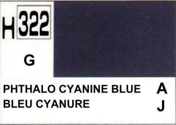 H322 Phthalo Cyanine Blue  Bleu cyanure