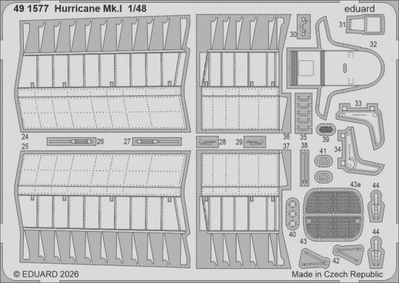 Eduard Set 1/48 Hurricane Mk.I pour Arma Hobby