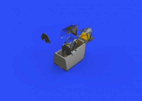 BRASSIN 1/48 Bf 109F cockpit with early seat