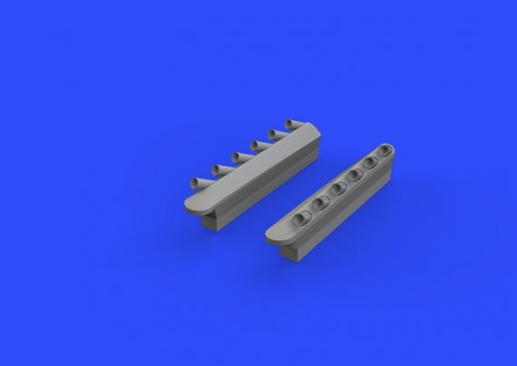 BRASSIN 1/48 P-51D exhaust stacks with fairing