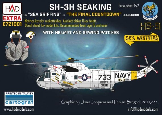1/72 Sikorsky SH-3H Seaking Final Countdown