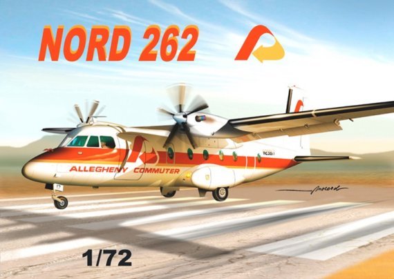 Mach 2 Nord 262 Allegheny Commuter 1/72
