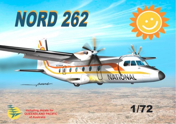 Mach 2 Nord 262 National Queensland Pacific 1/72