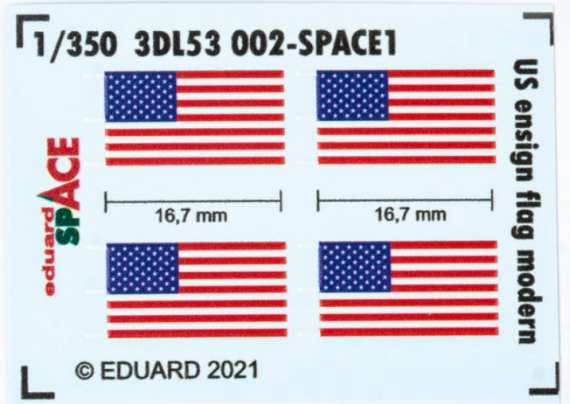 1/350 US ensign flag modern