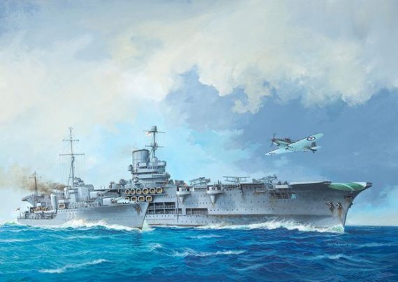 1/720 HMS Ark Royal & Tribal Class Destroyer