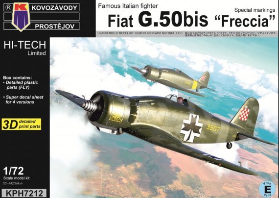 1/72 Fiat G.50bis Freccia Special markings HI-TECH