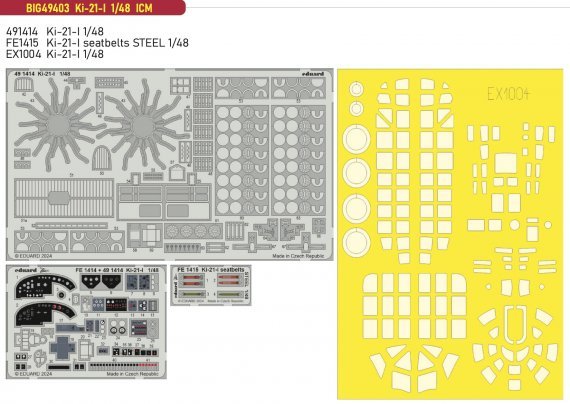 1/48 Ki-21-I BigEd Set for ICM