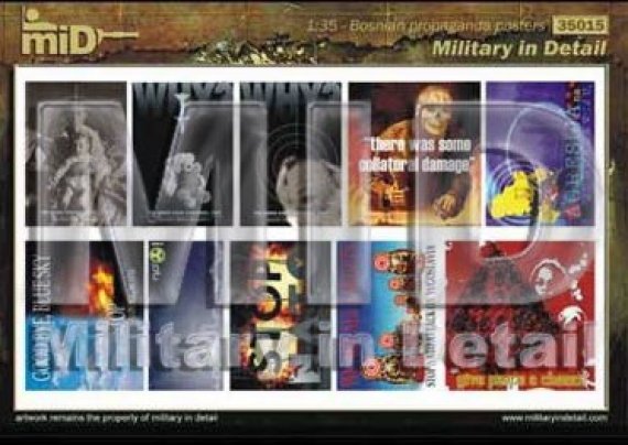 1/48 Bosnian Anti-War Posters Part 1