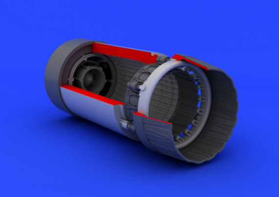 1/48 MiG-23 M/MF exhaust nozzle (TRUMP)