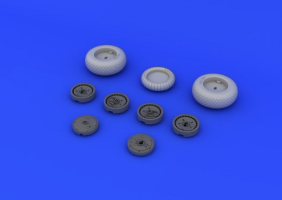 1/48 Me 262 wheels (TAM)