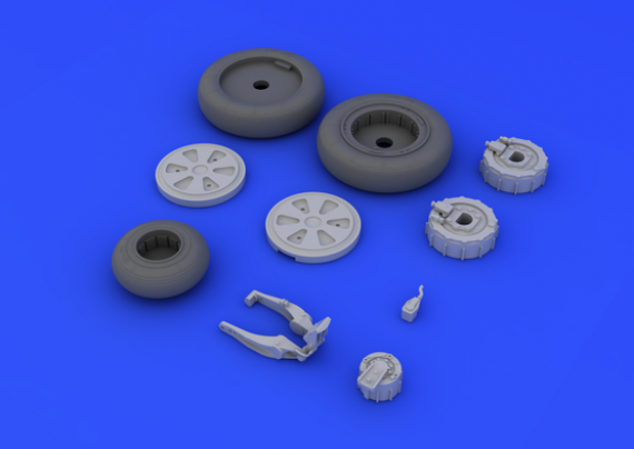 1/48 MiG-21PFM wheels (EDU)