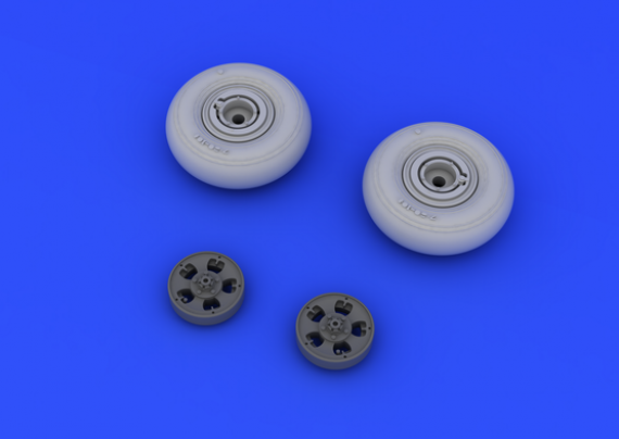 1/48 Spitfire wheels 5 sp.,smooth (EDU)
