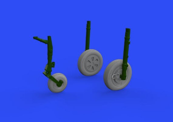Brassin 1/72 MiG-21PF wheels