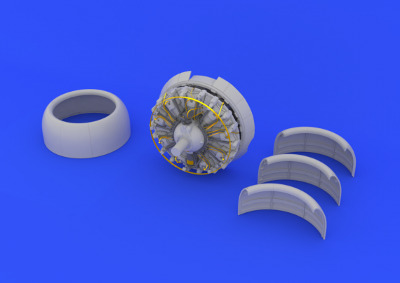 1/32 B-17G engine No.2 (HK MOD)