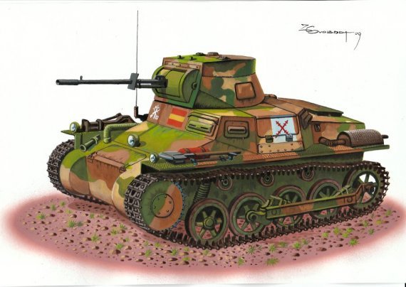 1/72 PzKpfw I Ausf.A  Breda 2cm