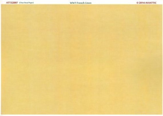 1/32 (clear decal paper) ww1 french linen