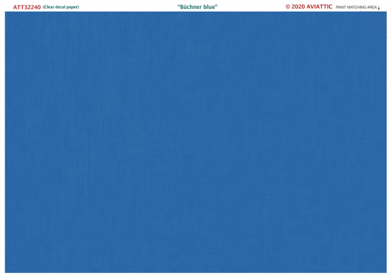 1/32 Buchner blue paint on linen