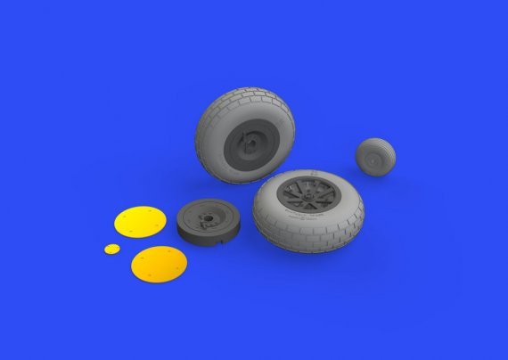 Brassin 1/32 P-40N wheels