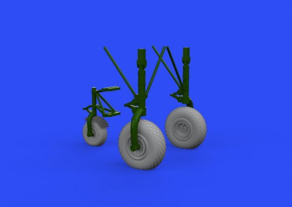 Brassin 1/32 B-24 8-spoke front wheels