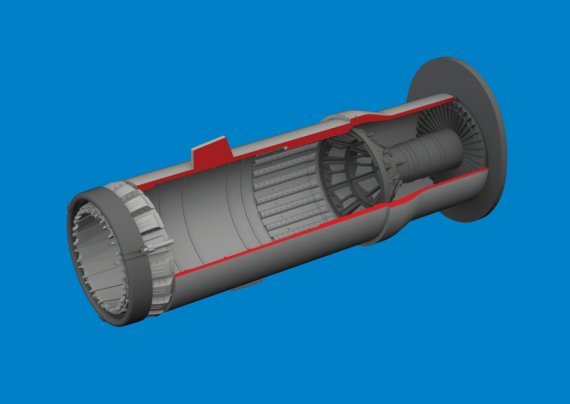 Brassin 1/48 MiG-21F exhaust nozzle for Eduard