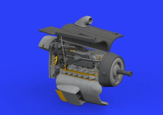 BRASSIN 1/48 Bf 109G-10 engine