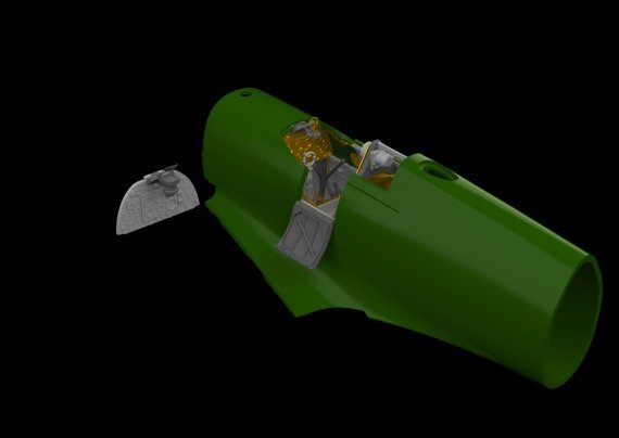 Brassin 1/48 Spitfire Mk.I cockpit