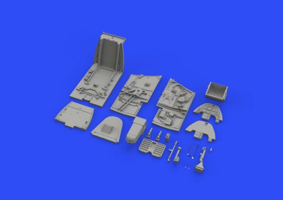 Brassin 1/48 Bf 109G-10/U4 cockpit