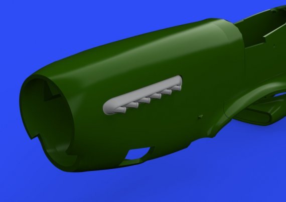 Brassin 1/48 P-51D exhaust stacks with fairing