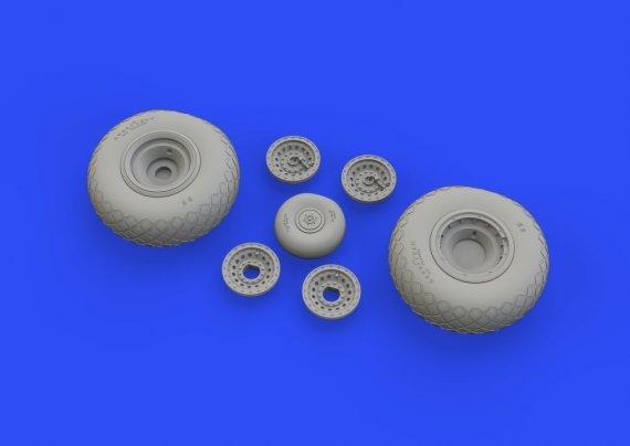Brassin 1/48 B-17 wheels