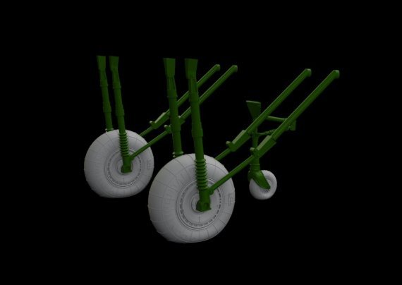 Brassin 1/48 He 111 wheels late