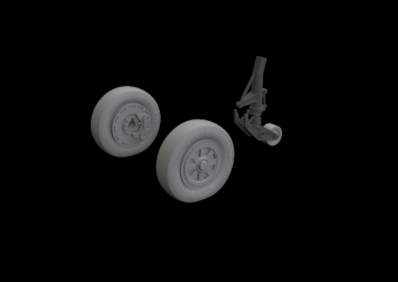 Brassin 1/48 A-1H wheels