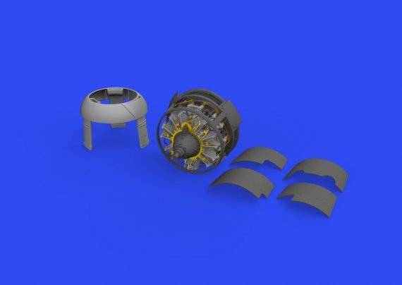 Brassin 1/48 F4F-3 engine early