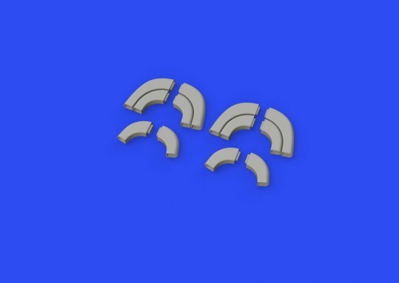 Brassin 1/48 Yak-9D exhaust stacks PRINT