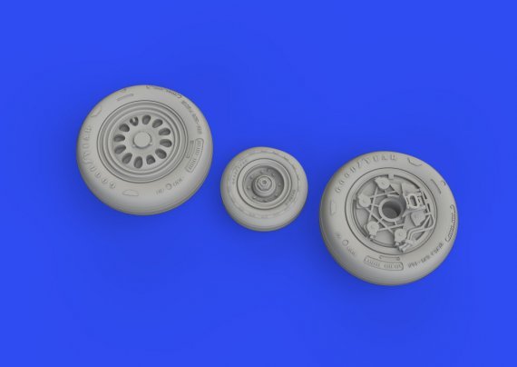 Brassin 1/48 F-16C wheels late